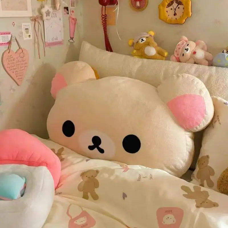 Kawaii Bear Pillow Plush by UWUsleep