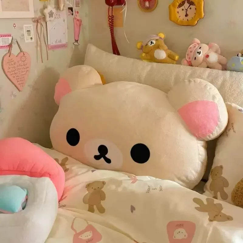 Kawaii Bear Pillow Plush by UWUsleep