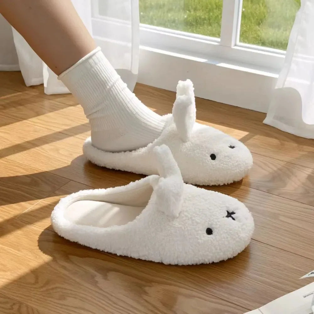 Bunnie Plushie Slippers by UWUsleep