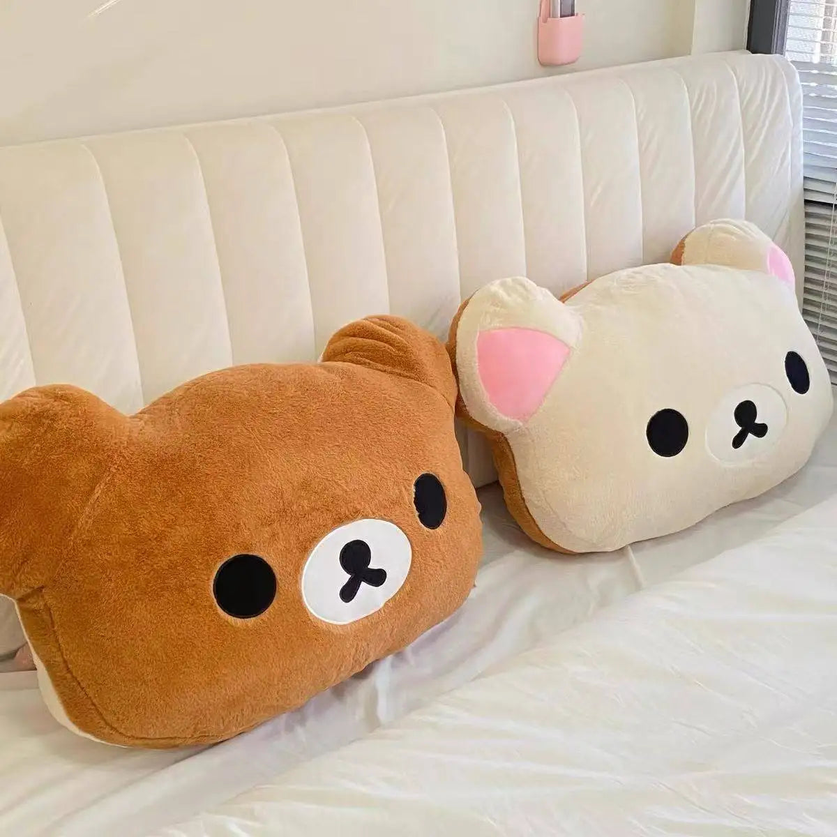 Kawaii Bear Pillow Plush by UWUsleep