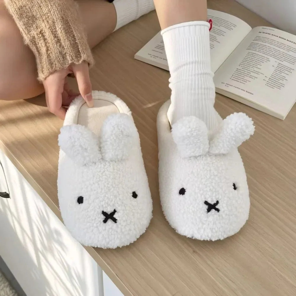 Bunnie Plushie Slippers by UWUsleep