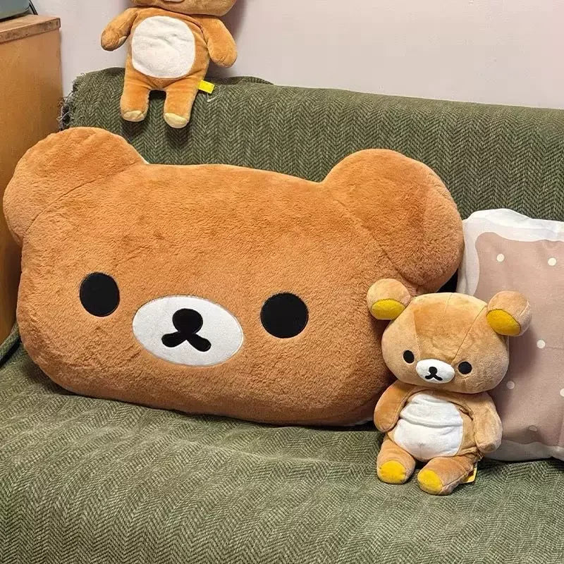 Kawaii Bear Pillow Plush by UWUsleep