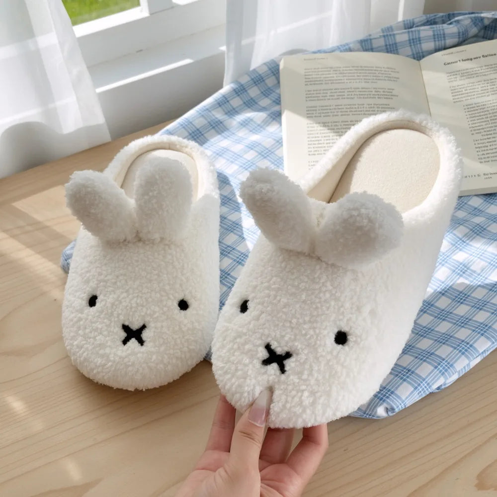 Bunnie Plushie Slippers by UWUsleep