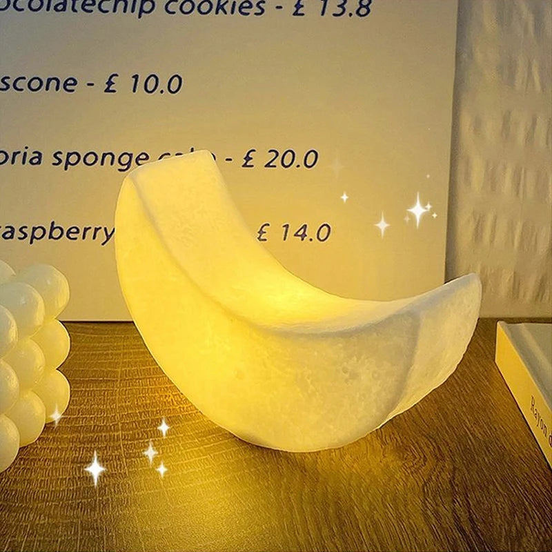 Crescent Moon Ambient Night Lamp